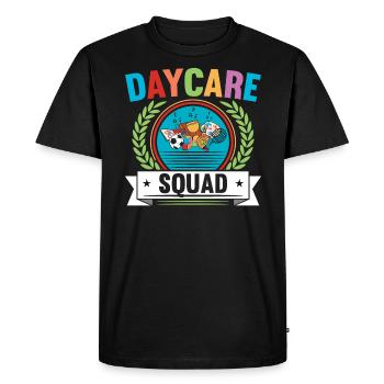 Daycare Teacher Childcare Educator Director - Men's Premium Organic T-Shirt - black - Front - Nico (187cm)