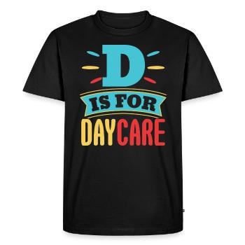 Daycare Teacher Childcare Educator Director - Men's Premium Organic T-Shirt - black - Front - Nico (187cm)