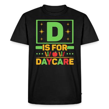 Daycare Teacher Childcare Educator Director - Men's Premium Organic T-Shirt - black - Front - Nico (187cm)