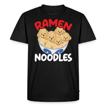 Ramen Doodles Goldendoodle Dog Lover Puppy Paw - T-shirt Premium bio Homme - noir - Devant - Nico (187cm)