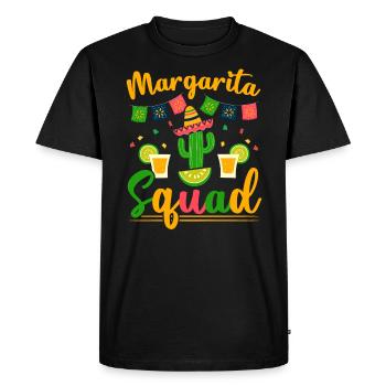 Margarita Squad Boisson alcoolisée Amateur de cocktails - T-shirt Premium bio Homme - noir - Devant - Nico (187cm)