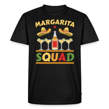 Margarita Squad Boisson alcoolisée Amateur de cocktails - T-shirt Premium bio Homme - noir - Devant - Nico (187cm)