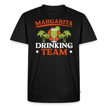 Margarita Drinking Team Cocktail de boissons alcoolisées - T-shirt Premium bio Homme - noir - Devant - Nico (187cm)