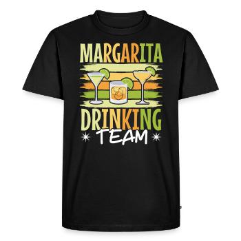 Margarita Drinking Team Cocktail de boissons alcoolisées - T-shirt Premium bio Homme - noir - Devant - Nico (187cm)