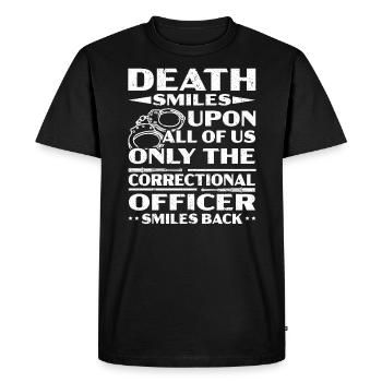 Correctional Officer Warden Jail Prison Guard - Men's Premium Organic T-Shirt - black - Front - Nico (187cm)