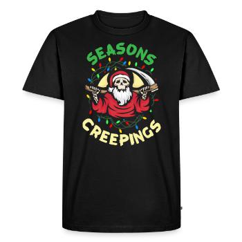Saisons Rampantes Nu Goth Sorcière occulte Satanisme - T-shirt Premium bio Homme - noir - Devant - Nico (187cm)