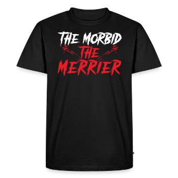 Le morbide Le Sorcellerie Occulte Nu Goth Joyeux - T-shirt Premium bio Homme - noir - Devant - Nico (187cm)