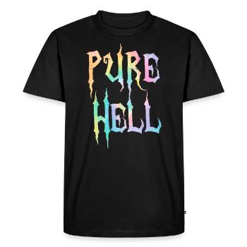 Enfer pur Nu Goth Sorcellerie occulte Sorcière Satanisme - T-shirt Premium bio Homme - noir - Devant - Nico (187cm)