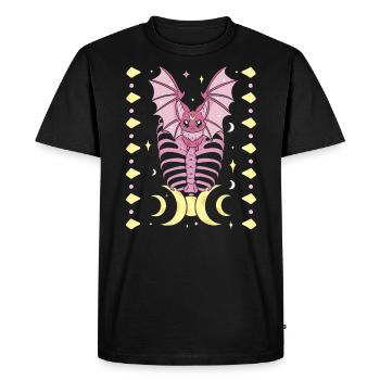 Nu Goth Esthétique Japonaise Occulte Sorcière Sorcière - T-shirt Premium bio Homme - noir - Devant - Nico (187cm)