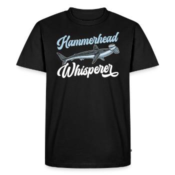 Hammerhead Whisperer Marine Biology Animal - T-shirt Premium bio Homme - noir - Devant - Nico (187cm)