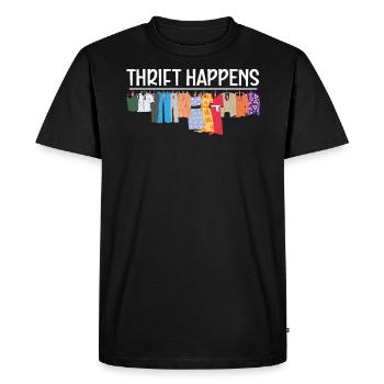 L’épargne se produit à la recherche de bonnes affaires de la reine - T-shirt Premium bio Homme - noir - Devant - Nico (187cm)