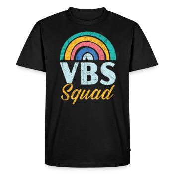 VBS Squad Vacation Bible School Christian Teacher - T-shirt Premium bio Homme - noir - Devant - Nico (187cm)