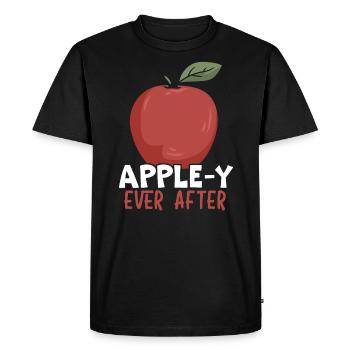 Équipe de cueillette de pommes Apple Fruit Lover Apple - T-shirt Premium bio Homme - noir - Devant - Nico (187cm)