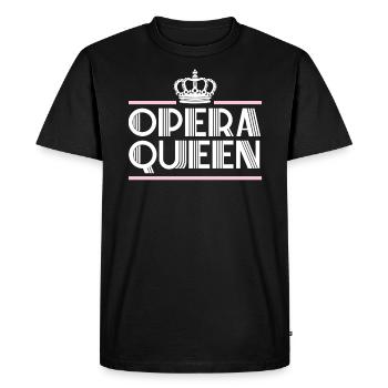 Opera Queen Music Voice Theater Opera Singer - Men's Premium Organic T-Shirt - black - Front - Nico (187cm)