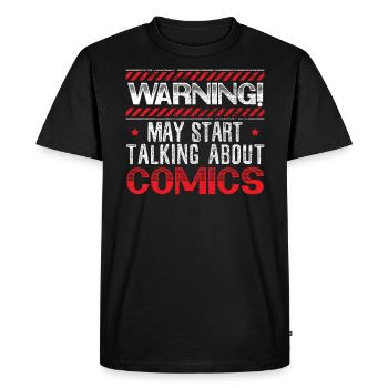 Comics Collector Comic Reader Personnages de fiction - T-shirt Premium bio Homme - noir - Devant - Nico (187cm)