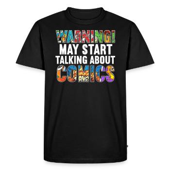 Comics Collector Comic Reader Personnages de fiction - T-shirt Premium bio Homme - noir - Devant - Nico (187cm)