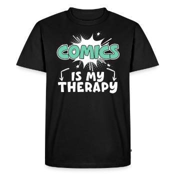 Comics Collector Comic Reader Personnages de fiction - T-shirt Premium bio Homme - noir - Devant - Nico (187cm)