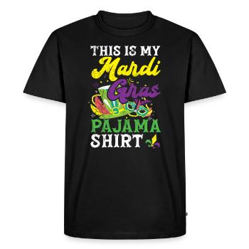 C’est mon pyjama Mardi Gras Nouvelle-Orléans Louisiane - T-shirt Premium bio Homme - noir - Devant - Nico (187cm)