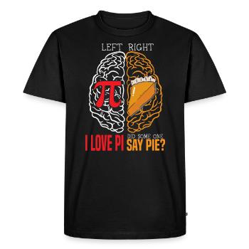 Instructeur de mathématiques Professeur de mathématiques Mathématicien Pi Day - T-shirt Premium bio Homme - noir - Devant - Nico (187cm)