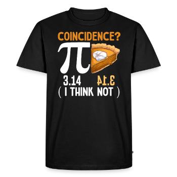 Professeur de mathématiques Math Professeur de Mathématicien Pi Day - T-shirt Premium bio Homme - noir - Devant - Nico (187cm)