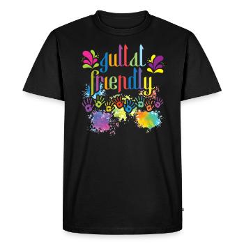 Gullal Friendly Hindu Buddhist Holi Festival - T-shirt Premium bio Homme - noir - Devant - Nico (187cm)