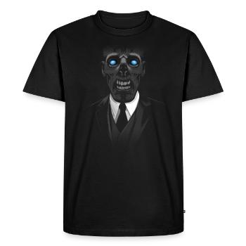 Zombie élégant - T-shirt Premium bio Homme - noir - Devant - Nico (187cm)