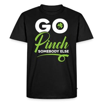 Allez pincer quelqu’un d’autre Saint-Patrick Irlandais - T-shirt Premium bio Homme - noir - Devant - Nico (187cm)