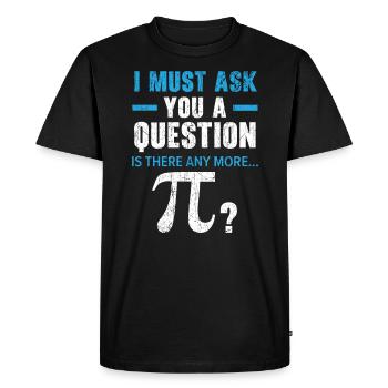 Professeur de mathématiques Math Professeur de Mathématicien Pi Day - T-shirt Premium bio Homme - noir - Devant - Nico (187cm)