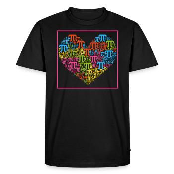 Professeur de mathématiques Math Professeur de Mathématicien Pi Day - T-shirt Premium bio Homme - noir - Devant - Nico (187cm)