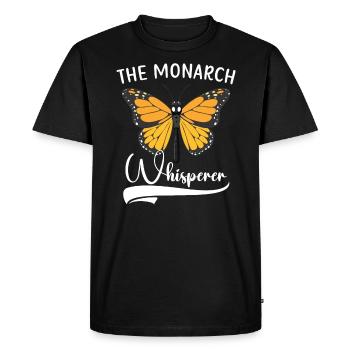 Le monarque Butterfly Insect Bug Hunter - T-shirt Premium bio Homme - noir - Devant - Nico (187cm)