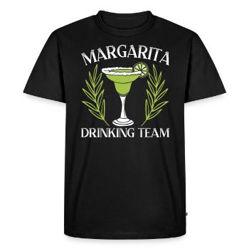 Margarita Drinking Team Cocktail de boissons alcoolisées - T-shirt Premium bio Homme - noir - Devant - Nico (187cm)