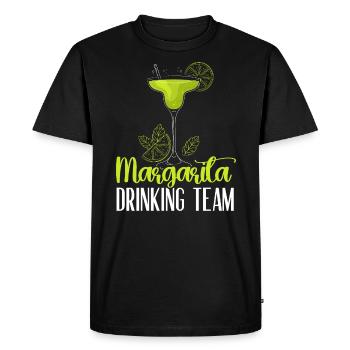 Margarita Drinking Team Cocktail de boissons alcoolisées - T-shirt Premium bio Homme - noir - Devant - Nico (187cm)