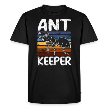 Ant Keeper Insect Entomology Future Entomologist - Men's Premium Organic T-Shirt - black - Front - Nico (187cm)