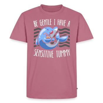 Dolphin Lover Marine Biology Animal sous-marin - T-shirt Premium bio Homme - mauve - Devant - Nico (187cm)
