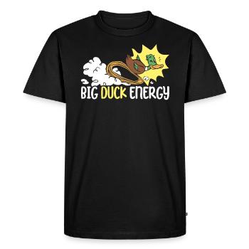 Big Duck Energy Duckling Bird Waterfowl Duck Lover - T-shirt Premium bio Homme - noir - Devant - Nico (187cm)