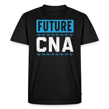 Certified Nursing Assistant Medical Future CNA - Men's Premium Organic T-Shirt - black - Front - Nico (187cm)