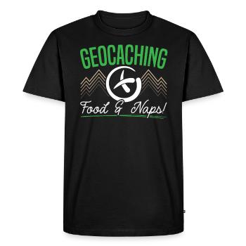 Digging Metal Detectorist Treasure Hunting Lover - Men's Premium Organic T-Shirt - black - Front - Nico (187cm)