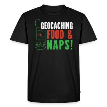 Digging Metal Detectorist Treasure Hunting Lover - Men's Premium Organic T-Shirt - black - Front - Nico (187cm)