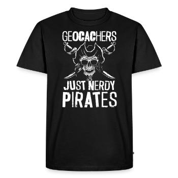 Digging Metal Detectorist Treasure Hunting Lover - Men's Premium Organic T-Shirt - black - Front - Nico (187cm)