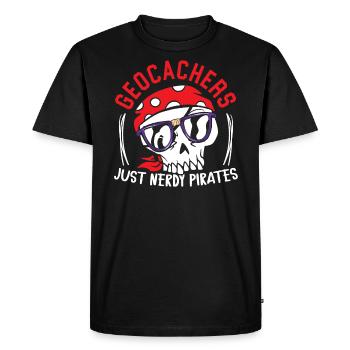 Digging Metal Detectorist Treasure Hunting Lover - Men's Premium Organic T-Shirt - black - Front - Nico (187cm)