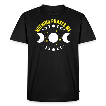 Rien ne me phase Eclipse Lunaire Astronomie - T-shirt Premium bio Homme - noir - Devant - Nico (187cm)
