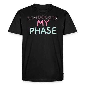 Full Moon Astrology Astronomy Eclipse Moon Phase - Men's Premium Organic T-Shirt - black - Front - Nico (187cm)