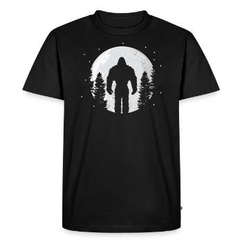 Full Moon Astrology Astronomy Eclipse Moon Phase - Men's Premium Organic T-Shirt - black - Front - Nico (187cm)