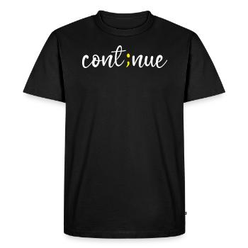 Suicide Prevention Awareness Mental Health - Men's Premium Organic T-Shirt - black - Front - Nico (187cm)
