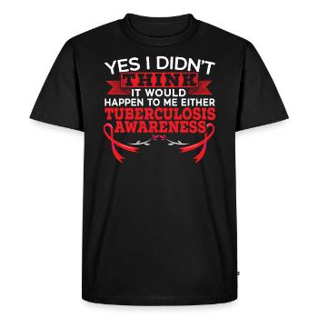 Tuberculosis Warrior Tuberculosis Awareness - Men's Premium Organic T-Shirt - black - Front - Nico (187cm)