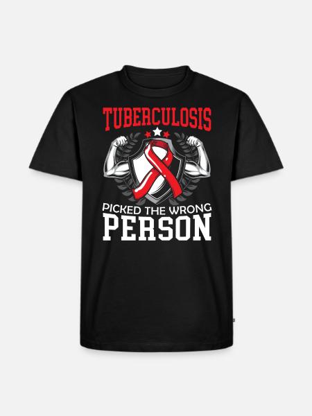 Sensibilisation à la tuberculose - T-shirt Premium bio Homme - noir