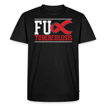 Tuberculosis Warrior Tuberculosis Awareness - Men's Premium Organic T-Shirt - black - Front - Nico (187cm)