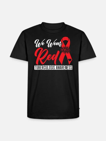 Sensibilisation à la tuberculose - T-shirt Premium bio Homme - noir
