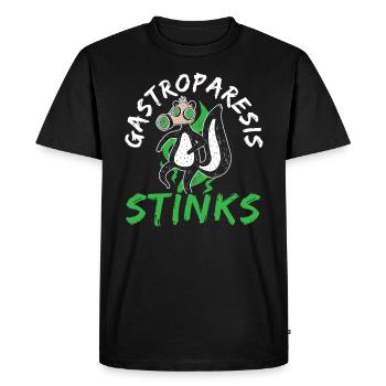 Gastroparesis Stinks Gastroparesis Awareness - Men's Premium Organic T-Shirt - black - Front - Nico (187cm)