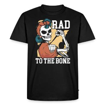Rad To The Bone Rad Tech Radiologue Radiologue - T-shirt Premium bio Homme - noir - Devant - Nico (187cm)
